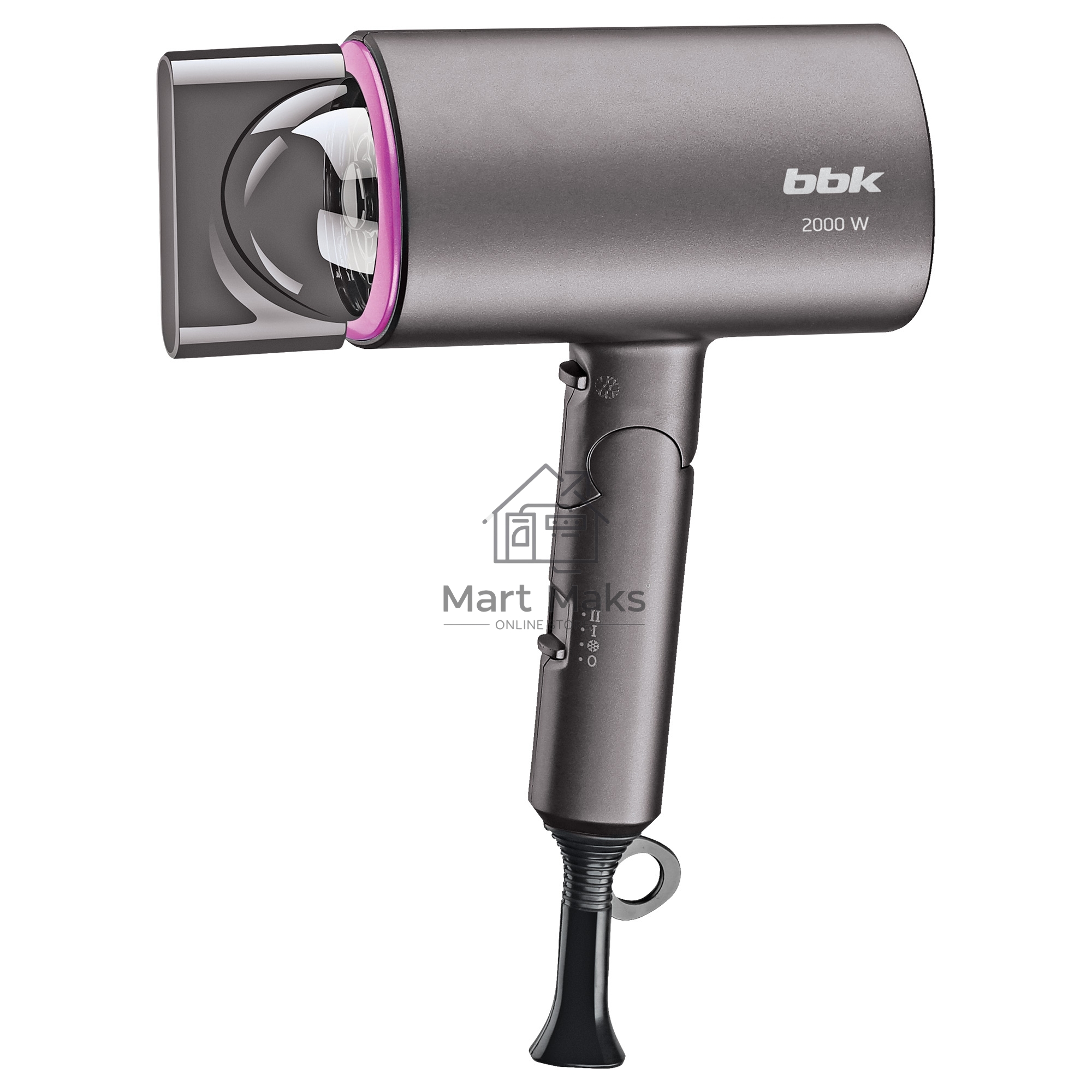 Фен BBK BHD3001 серый