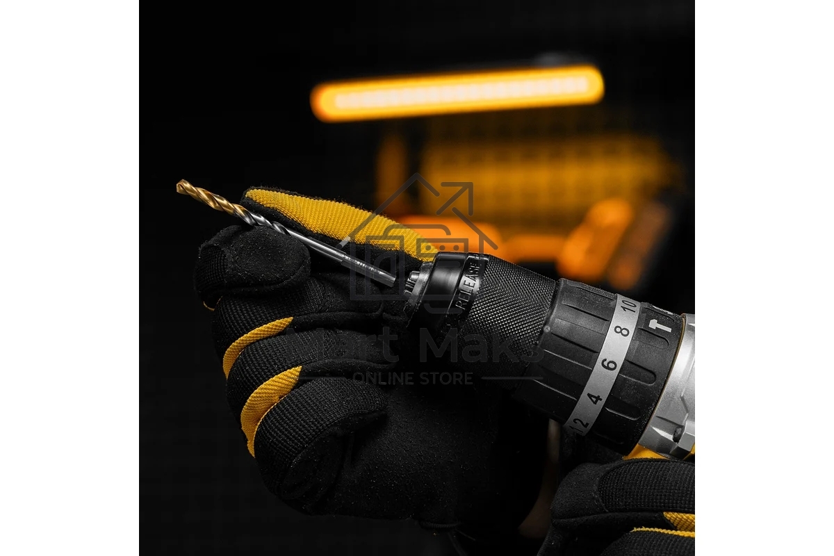 Сверло спиральное по металлу Denzel 5 x 86мм, Р6М5, Golden Tip