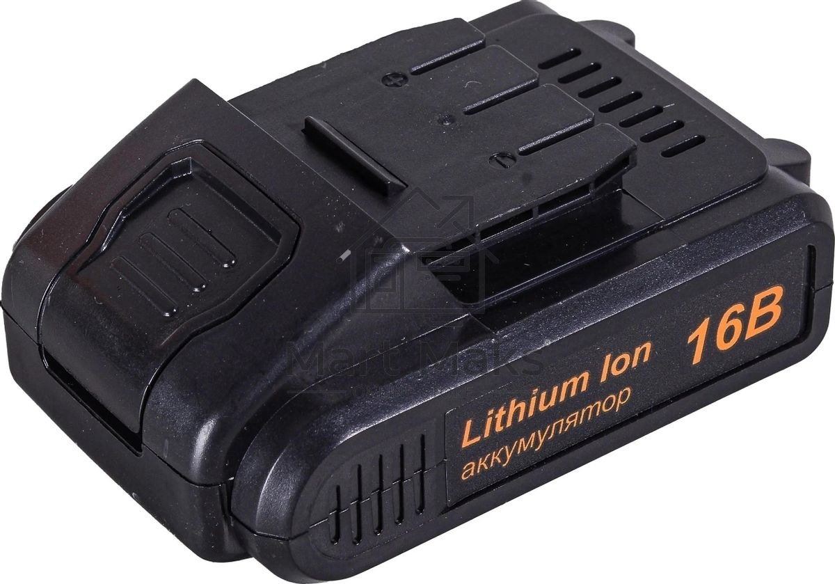 Дрель-шуруповерт аккумуляторная Вихрь ДА-16Л-2КА 72/14/49, Аккумуляторная, 16В, 2 АКБ, Кейс