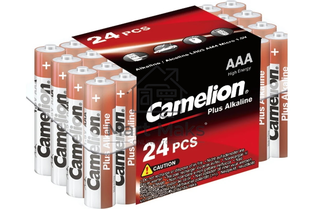 Батарейка Camelion LR03 Plus Alkaline PB-24 1.5В 7615