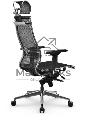 Кресло Метта Samurai S-3.051 MPES эко.кожа/сетка с подголов. крестов. металл хром