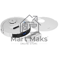 Робот-пылесос Ecovacs Deebot N20 PRO PLUS белый, 5200 мА*ч Li-Ion, уборка влажная/сухая, пылесборник контейнер 0,4 л
