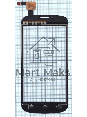 Сенсорное стекло (тачскрин) для ZTE V829, белое