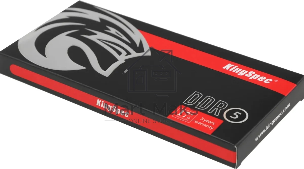 Оперативная память KingSpec DDR5, 32GB (1x32 GB), 4800 MHz, CL40, DIMM