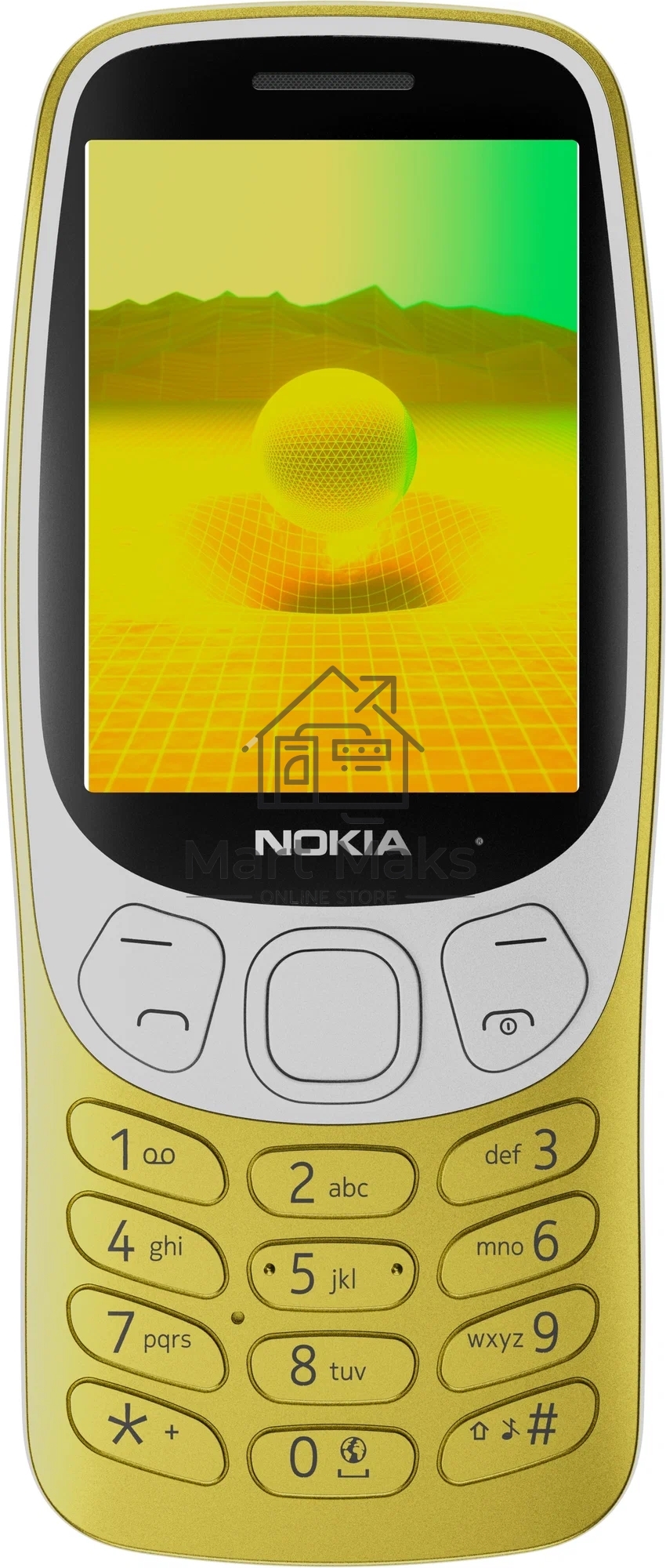 Мобильный телефон NOKIA 3210 4G TA-1618 DS EAC Y2K золотистый