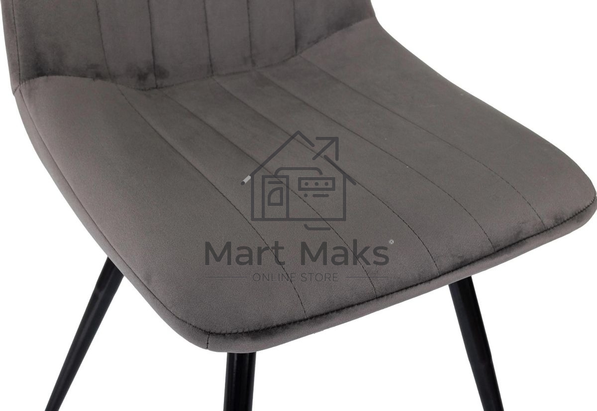 Стул для дома Бюрократ CH-K6_4 комплект 4шт Holland 18 металл черный на ножках (CH-K6_1/HL18_4)