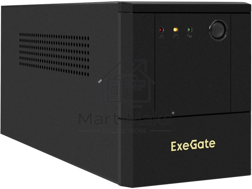 Источник бесперебойного питания ExeGate Power NB-2200.LED.AVR.4SH / 2200 ВА / 1300 Вт / 4 x CEE 7 (евророзетка)
