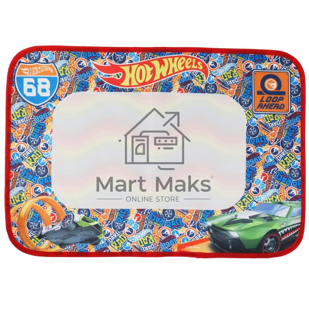 Коврик для рисования водой УМКА Hot Wheels. Маркер в комплекте