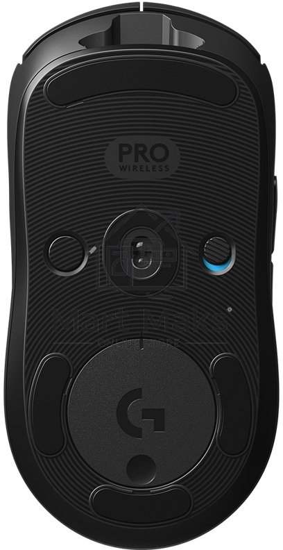 Мышь беспроводная/проводная Logitech G PRO черный, 25600 dpi, радиоканал, USB, кнопки - 7