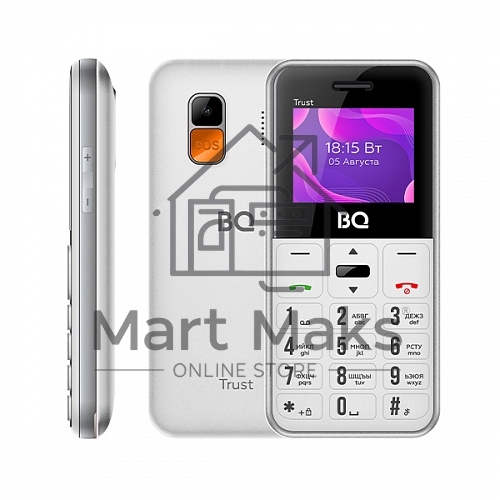 Мобильный телефон BQ 1866 Trust белый MTK6261