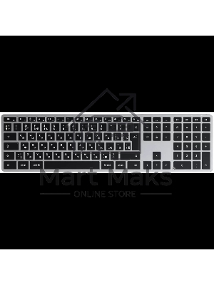 Клавиатура беспроводная Satechi Slim X3 Bluetooth Backlit Keyboard, Bluetooth, Серый космос, ST-BTSX3M-RU