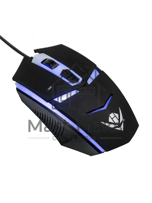 Мышь проводная Nakatomi MOG-02U черный, 1600 dpi, USB, кнопки - 5