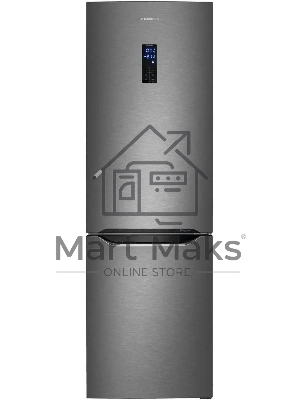 Холодильник Maunfeld MFF187NFIX10 нержавеющая сталь двухкамерный 232/98л морозилка снизу