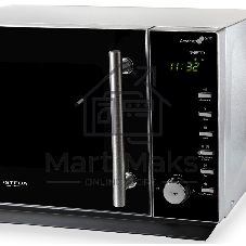 Микроволновая печь Steba MIC 2530 CERAMIC серебристый, 25 л, 900 Вт, переключатели - кнопки, поворотный механизм
