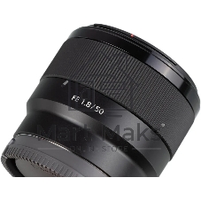 Объектив Sony SEL50F18F.SYX, 50 мм, f/1.8, фикс-объектив, компактный светосильный стандартный объектив с асферическим элементом, Sony E (FE), черный