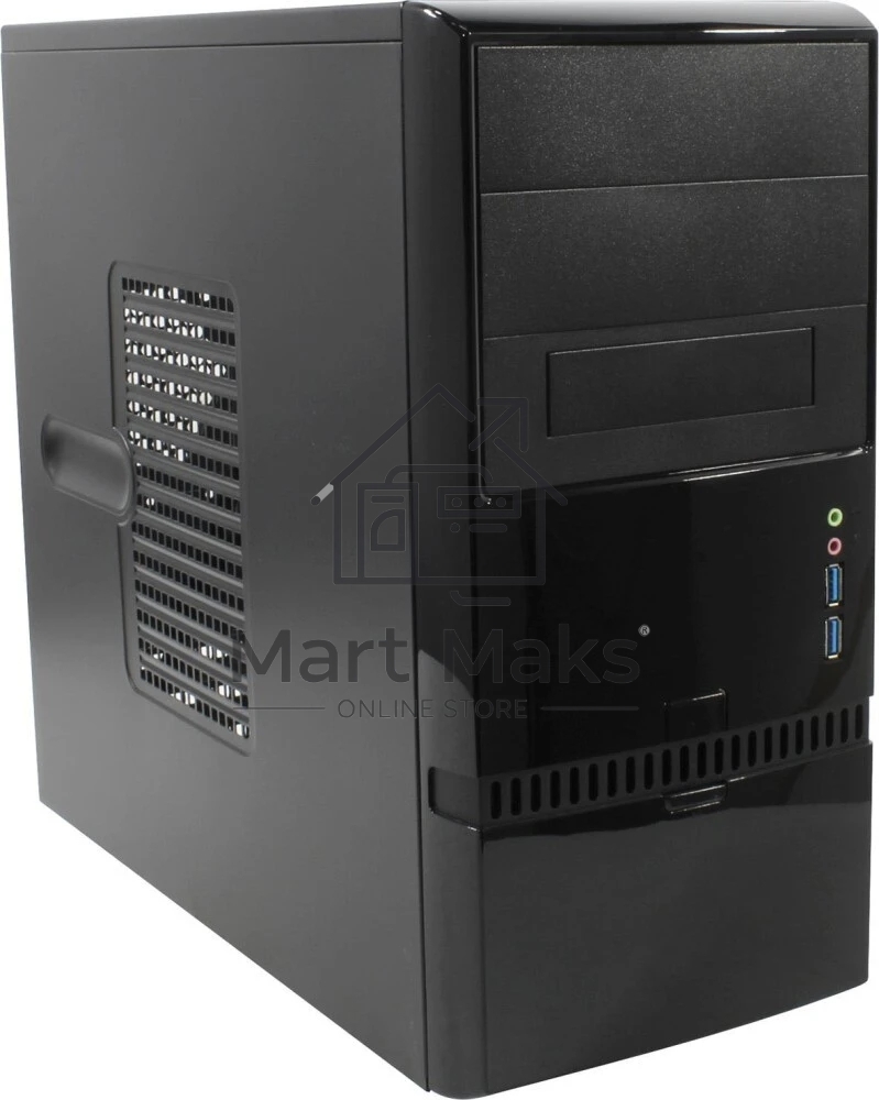 Корпус InWin ENR022 USB 3.0 450W Black, Mini-Tower, чёрный, БП 450 Вт, без вентиляторов в комплекте