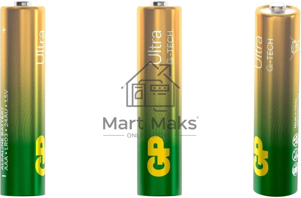 Батарея GP Ultra Alkaline 24AUA21-2CRSBC2 AAA (2шт)