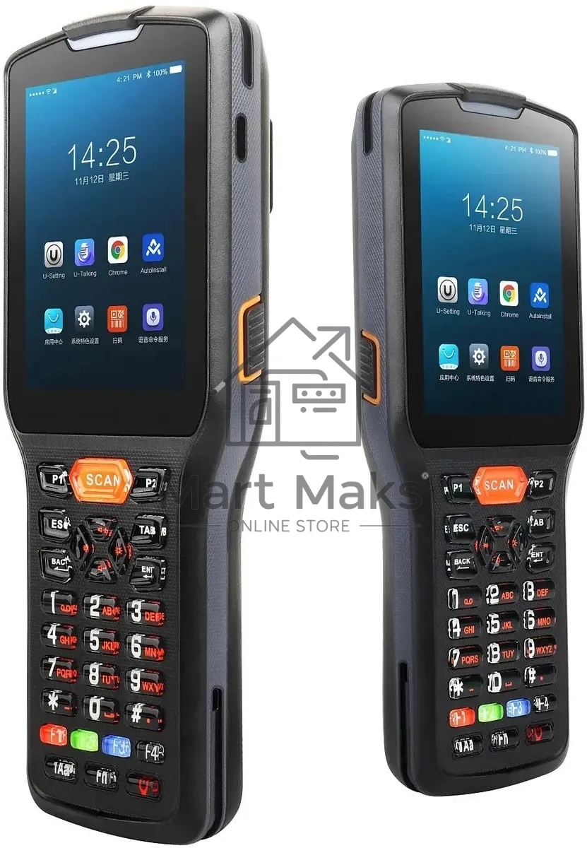 Терминал сбора данных Urovo DT30 (DT30-SZ2S9E4000) 2D Image Zebra SE4710, 2/16 ГБ, Android 9, Bluetooth, WiFi, NFC, USB Type-C, SIM, 2G, 3G, 4G, POGO-PIN, 3.2 