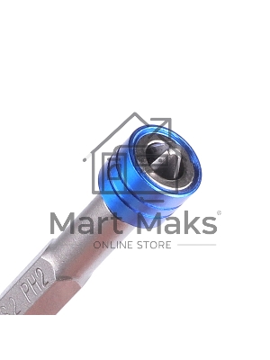 Бита PATRIOT PH2, с магнитным держателем крепежа, сталь S2, длина 50 мм, 2шт в блистере