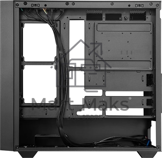 Компьютерный корпус Chieftec Night Hunter черный без БП ATX 4x140mm audio bott PSU