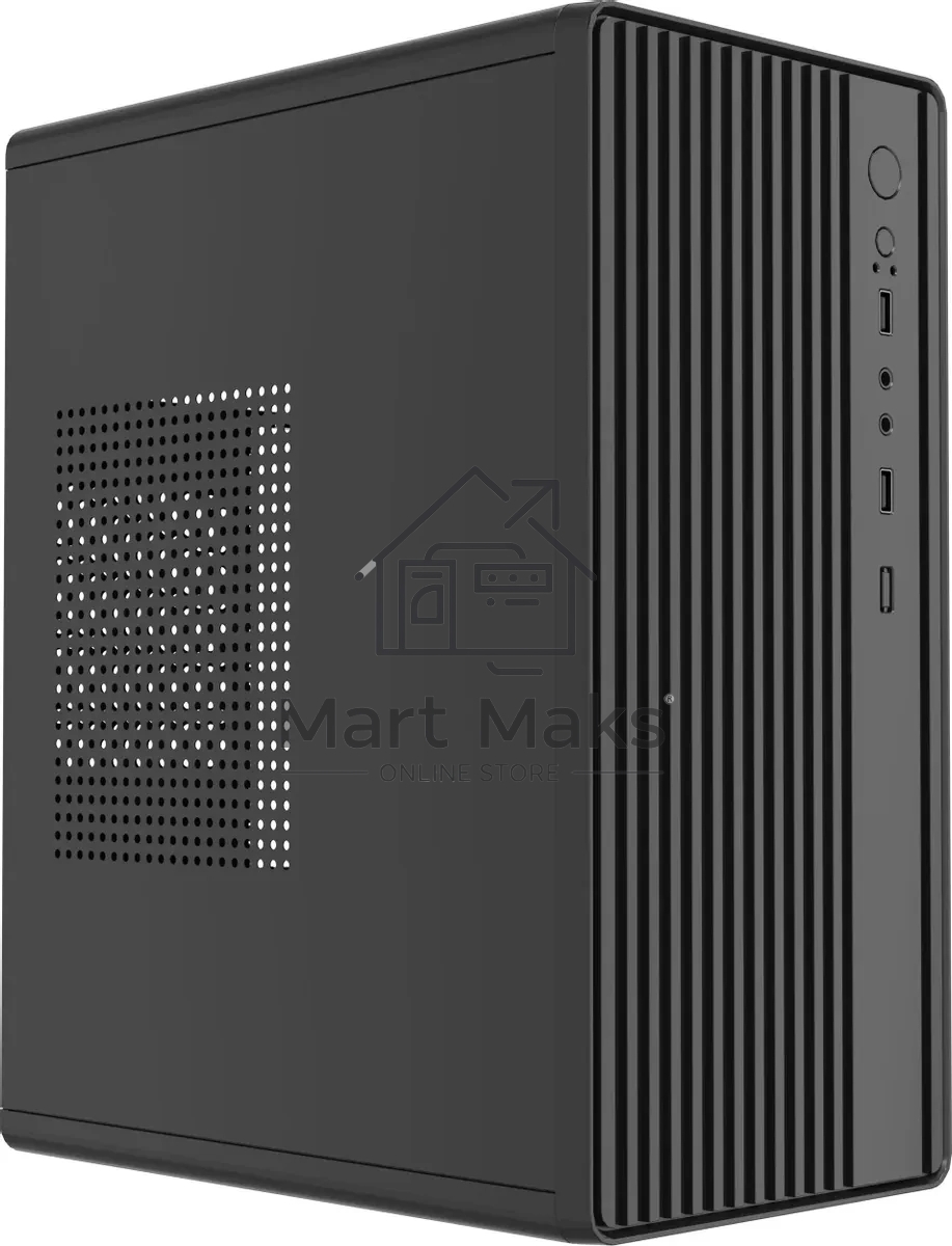 Корпус Accord ACC-M258-01B черный без БП mATX 4x120mm 2xUSB2.0 audio