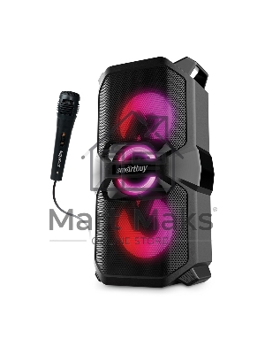 Акустическая система Smartbuy STARSHIP, 32Вт, Bluetooth, MP3, FM, RGB, TWS, 3600мАч, микрофон