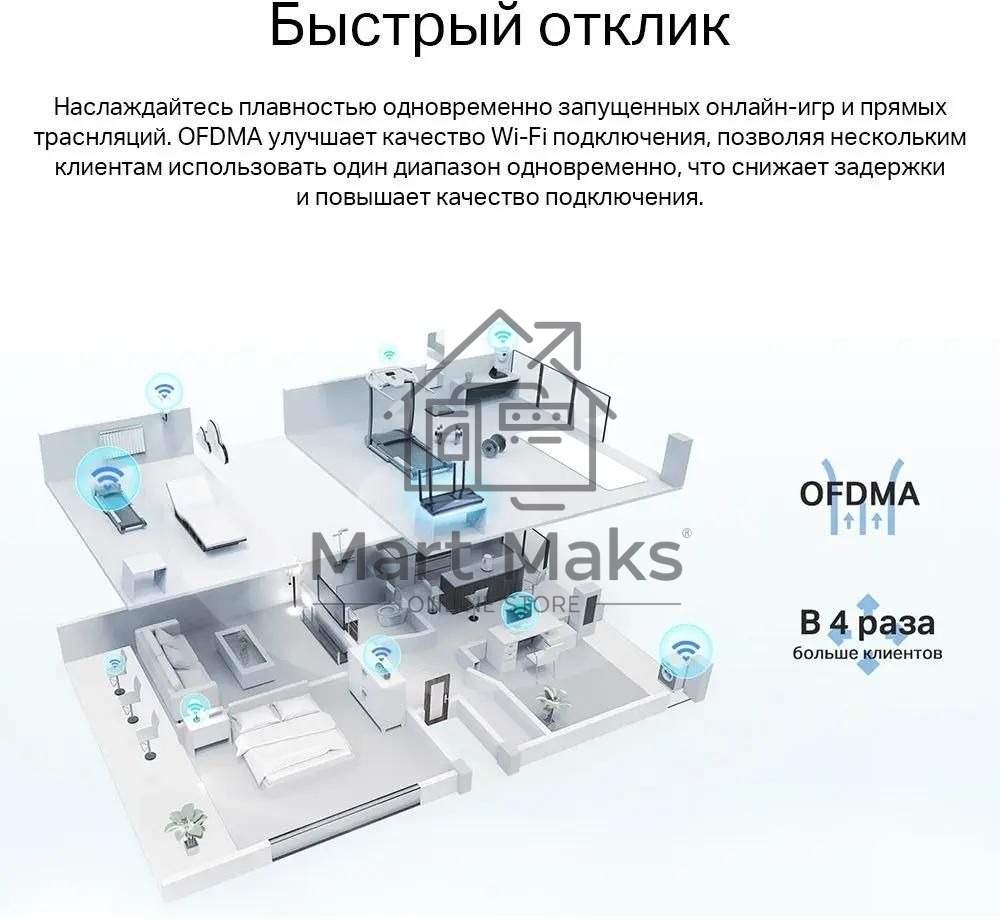 Двухдиапазонный Wi-Fi 6 роутер TP-Link Archer AX23 AX1800