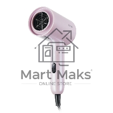 Фен Centek CT-2201 розовый, 900 Вт, компактный, ионизация