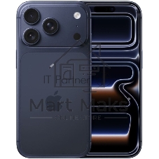 Смартфон Apple iPhone 17 Pro A3523 12Gb, 256Gb темно-синий