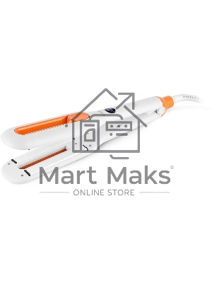 Выпрямитель Kitfort КТ-3269 59Вт оранжевый/белый макс.темп.:220С покрытие:керамическое