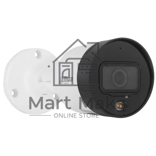 Уличная цилиндрическая IP-видеокамера Dahua DH-IPC-HFW1439SP-A-LED-0280B-S4, Full-color 4Мп, 1/3” CMOS, объектив 2.8мм, LED-подсветка до 30м, IP67, корпус: металл