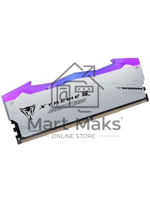 Оперативная память Patriot Viper Xtreme 5, DDR5, 32Gb (2x16GB), 6000MHz, CL30, DIMM, с радиаторами, RGb, серебристый