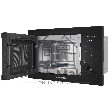 Микроволновая печь встраиваемая Meferi MMO6025BK POWER чёрный, 25 л, 1450 Вт, переключатели - кнопки/поворотный механизм