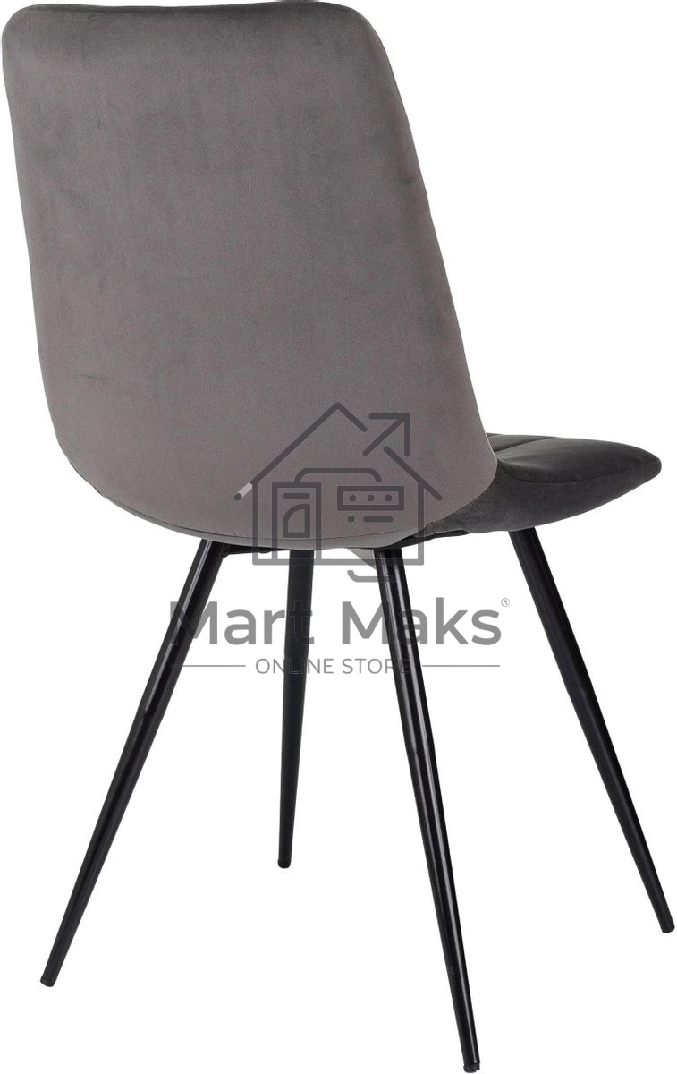 Стул для дома Бюрократ CH-K6_4 комплект 4шт Holland 18 металл черный на ножках (CH-K6_1/HL18_4)