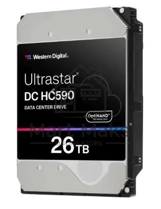 Жесткий диск HDD WD SAS Server 26Tb Ultrastar DC HC590 7200 12Gb/s 512MB 1 year warranty (replacement ST24000NM007H, MG11SCA24TE)