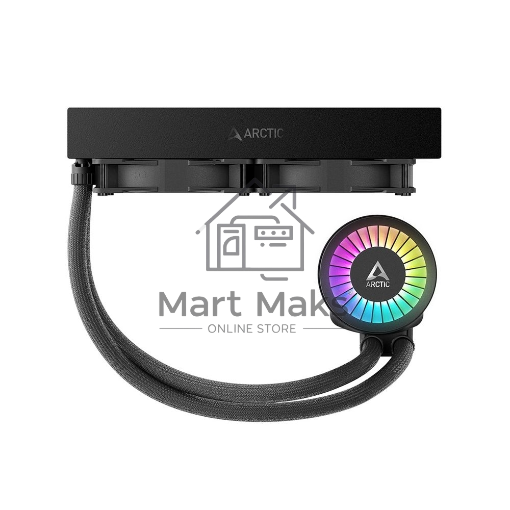 Жидкостная система охлаждения Arctic Liquid Freezer III 240 A-RGB черный, 120 мм, алюминий, 2800 об/мин, 25 дБ, 4 pin, 250 Вт