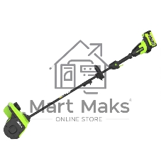 Снегоуборщик аккумуляторный GreenWorks 40V, 30 см, бесщеточный, с 1хАКБ 4 Ач и ЗУ (2603107UB)