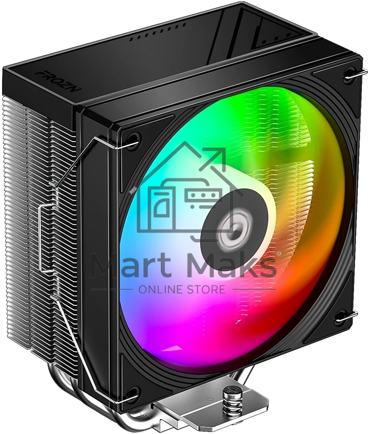 Кулер для процессора ID-COOLING FROZN A410 SE ARGB черный 120мм алюминий+медь 2000rpm 27.2db 180W 152мм