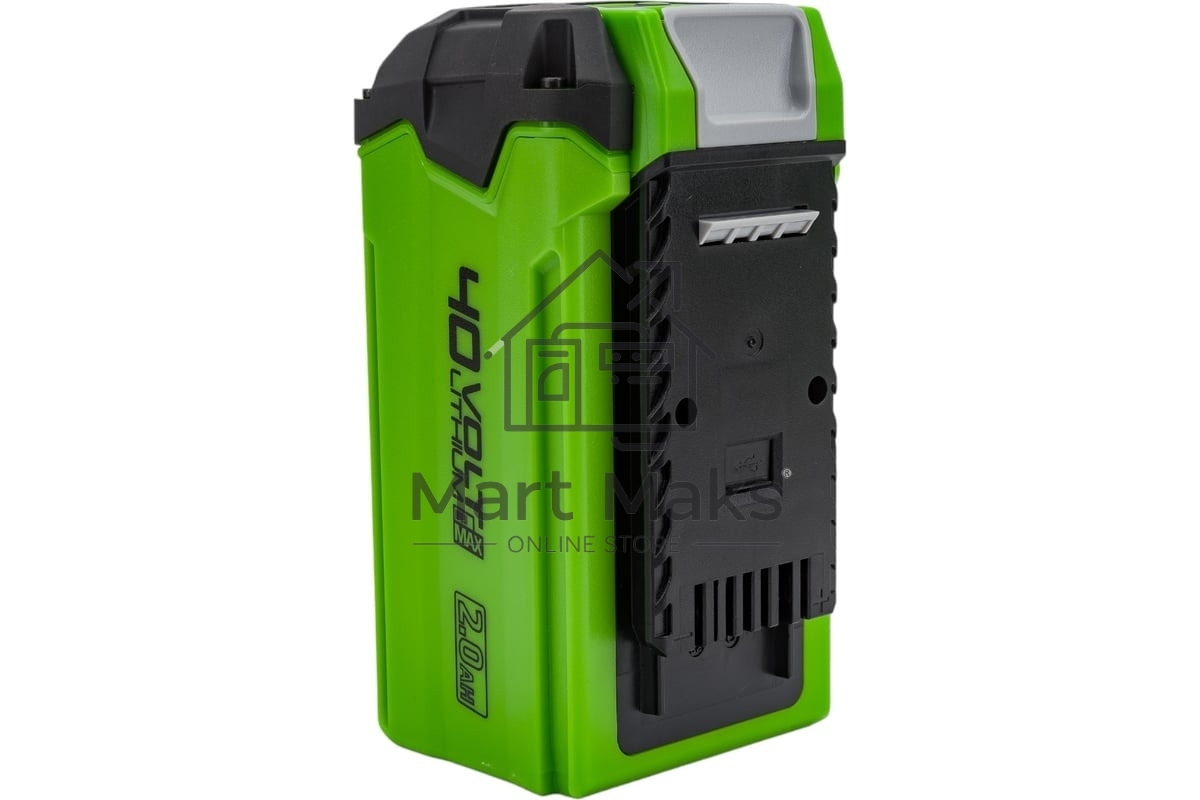 Аккумулятор с USB разъемом GreenWorks G40USB2 для техники 40V, 2 А.ч