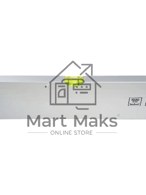 Уровень RGK U1150 пузырьковый 2глаз. магнит. серебристый/красный (752060)