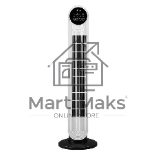 Вентилятор Centek CT-5083 белый/чёрный, напольный, 48 Вт, 3 скорости, колонный