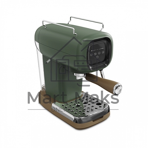 Кофеварка эспрессо BQ CM2005 зеленый, исп. кофе - молотый, 0.6 л, 1100 Вт, 20 Бар.