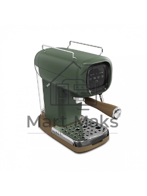 Кофеварка эспрессо BQ CM2005 зеленый, исп. кофе - молотый, 0.6 л, 1100 Вт, 20 бар