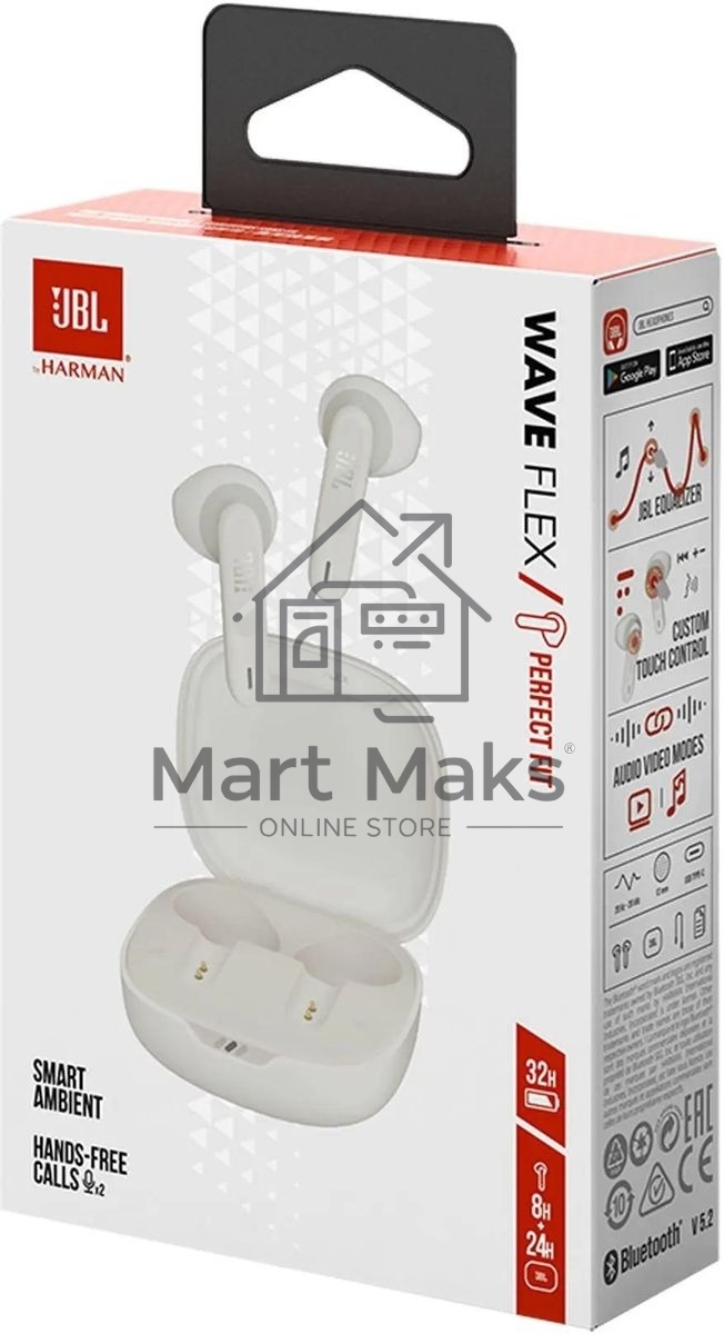 Наушники JBL Wave Flex TWS белый