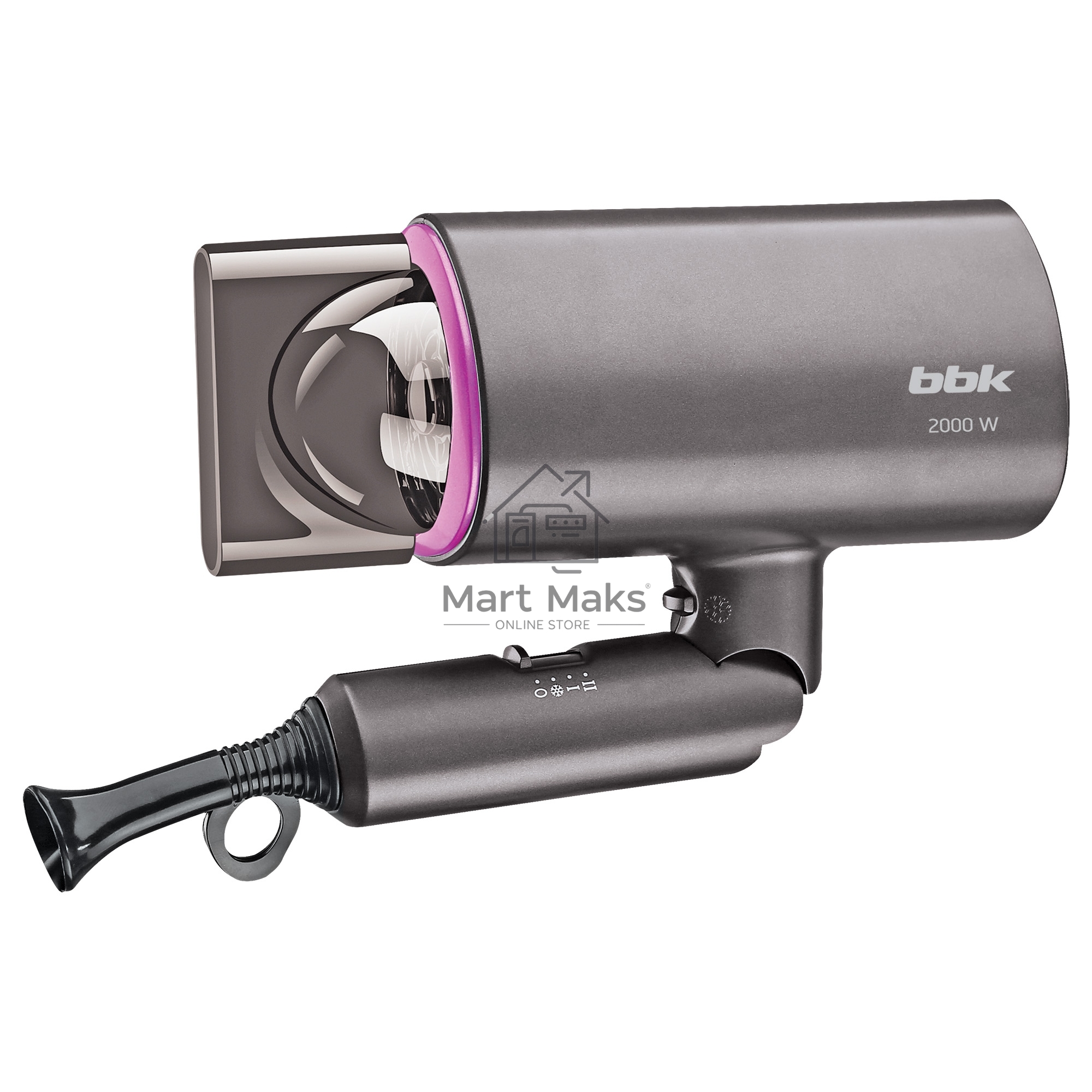 Фен BBK BHD3001 серый