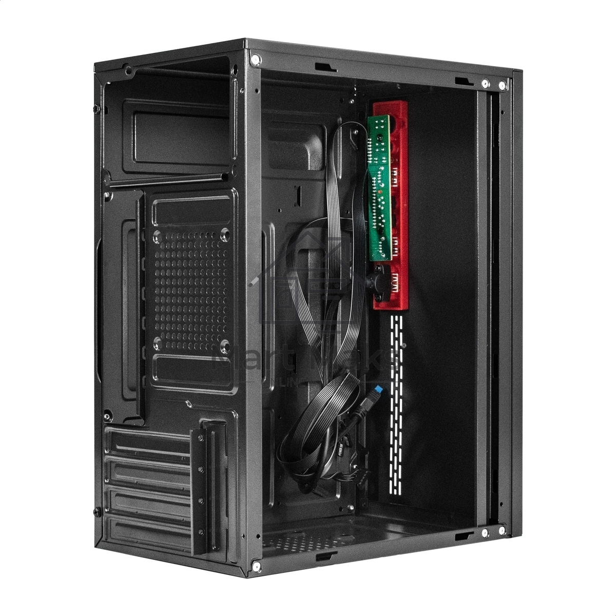 Компьютерный корпус Minitower ExeGate EX298810RUS BAA-403U2 (mATX, без БП, 1*USB+2*USB3.0, HD Audio, черный)