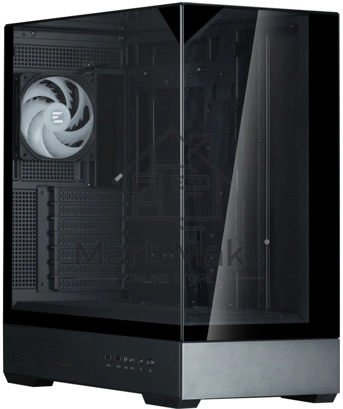 Компьютерный корпус ZALMAN P40 Prism, ATX, черный, WINDOW, 2x3.5