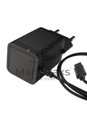 Сетевое зарядное устройство Maxvi A200Т Type-C 2А 10W, 1.2м, черный