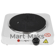 Плита настольная электрическая Atlanta ATH-1736 белый, одноконфорочная