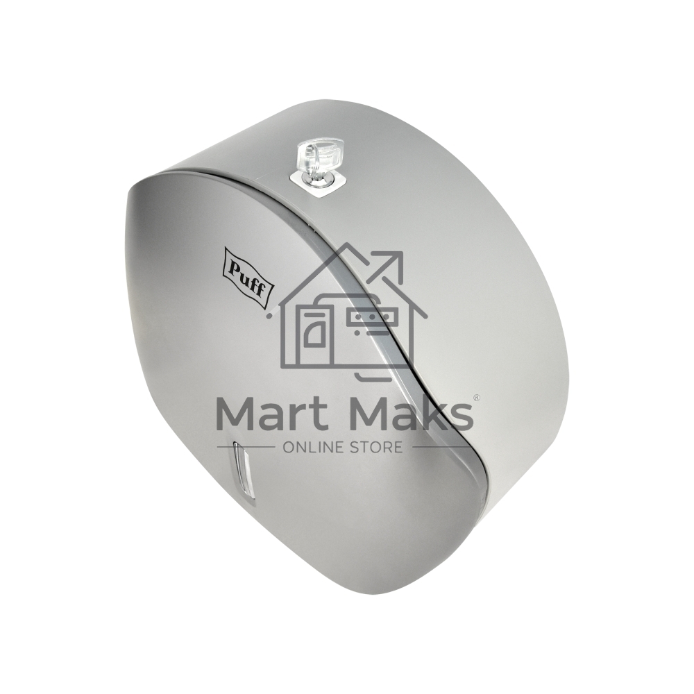 Диспенсер туалетной бумаги Рuff-7145S хром, с замком, ABS-пластик